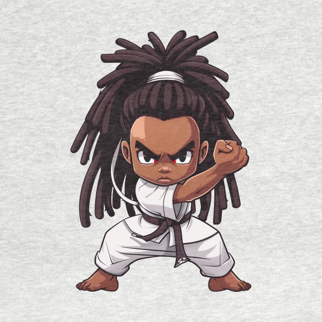 Karate Chibi Boy by JunkyDotCom